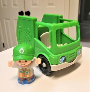 Fisher Price Little People Recycling Truck mit Figur - Bild 1 von 3