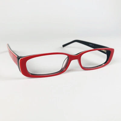 DELANCY eyeglasses RED RECTANGLE glasses frame MOD: DEL 19 - Image 1 of 4
