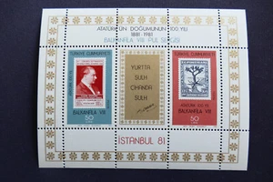 Turquía MiNr. 2574-2575 Bloque 20 MNH** (AJ 389) - Imagen 1 de 1