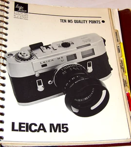 VTG 1972 LEICA DEALER CATALOG/PHOTOGRAPHY/LEITZ BINOCULARS/CAMERAS/M4/M5/LEICINA - Picture 1 of 24