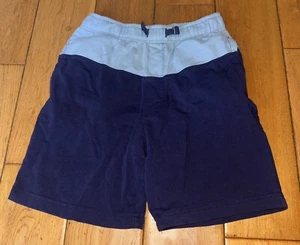 Kids Tommy Bahama Medium (7/8) Blue Color Block Cotton Shorts - Picture 1 of 3