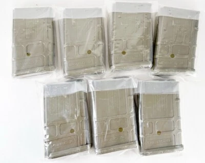 (7) NUEVO cargador PMAG20 Airsoft M4 Magpul descontinuado OEM PMAG 20 6mm BB Foto 1 de 4