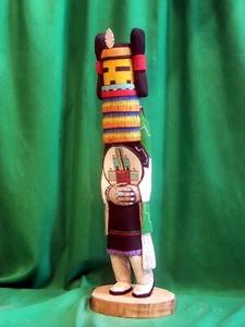 Bambola Hopi Kachina - The Hemis Mana Kachina di Jacob Cook - enorme e bellissima! - Foto 1 di 7