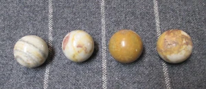 Große runde 1,5" polierte Marmor Quarz Granit Stein Kugel Kugel - 4er Set - Bild 1 von 8