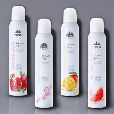 Pino Shower Me! Duschschaum mit Pflegeöl Duschbalsam 4 x 200 ml 38,00€/1000ml