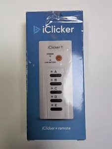 iClicker + Plus Student Remote Classroom Response Control Model RLR15 Box Tested - Foto 1 di 7