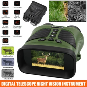 Night Vision Goggles Infrared Binoculars 2.5K HD 10xOptical Zoom 8x Digital Zoom - Picture 1 of 22