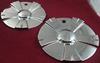 Gazario Wheels Chrome Custom Wheel Center Caps Set of 2 # 619-CAP / S409-13
