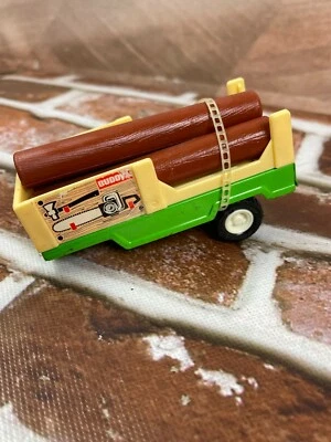 Camión remolque Buddy vintage de madera de troncos Foto 1 de 4