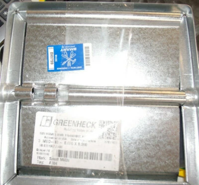 GREENHECK MBD-10 8X8 Square Manual Balancing Damper ~ New ~ Free Shipping