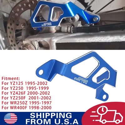 Motorcycle Rear Disc Brake Caliper Guard Cover For YZ125/250 WR250Z WR400F Blue - Image 1 of 4