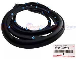Genuine Toyota LandCruiser 80 Series HDJ FZJ FJ Front Right RH Door Rubber Seal - Picture 1 of 5