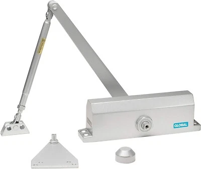 Global Door Controls Commercial Door Closer in Aluminum - Size 4 {TC2204-AL} - Image 1 of 3