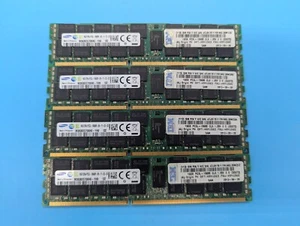 64GB (4 x 16GB) 2Rx4 PC3L-10600R Samsung RAM DDR3 Server - Picture 1 of 2