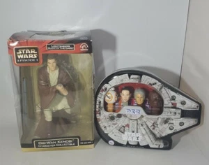 Star Wars Episodio 1 Personaje Obi-Wan Kenobi y PEZ Juego Dispensador de Caramelos Nuevo de Lote Antiguo - Imagen 1 de 8
