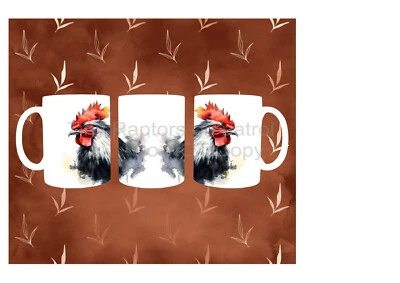 Taza de café temática de pollo 15 oz, ELECCIÓN, granja, gallinas, gallos, regalos, envío GRATIS Foto 1 de 4