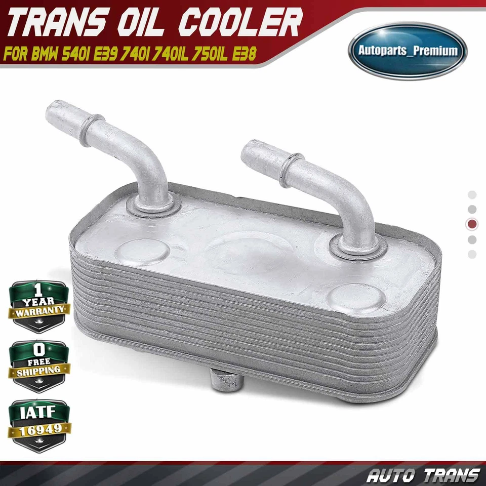 1x Enfriador de aceite de transmisión para BMW 540i E39 740i 740iL 750iL E38 transmisión automática Foto 1 de 4