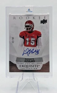 Davante Adams 2013 Upper Deck Exquisite Collections Rookie On Card Auto RC 02/99 - Imagen 1 de 2