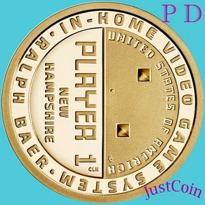2021 P&D NEW HAMPSHIRE (NH) VIDEO GAME INNOVATION UNCIRCULATED TWO DOLLARS SET - Bild 1 von 2