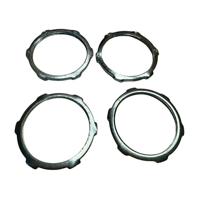 (Mix Lot of 4) Thomas Betts, Cutler Hammer & Other 2" Conduit Threaded Locknuts - Image 1 of 4