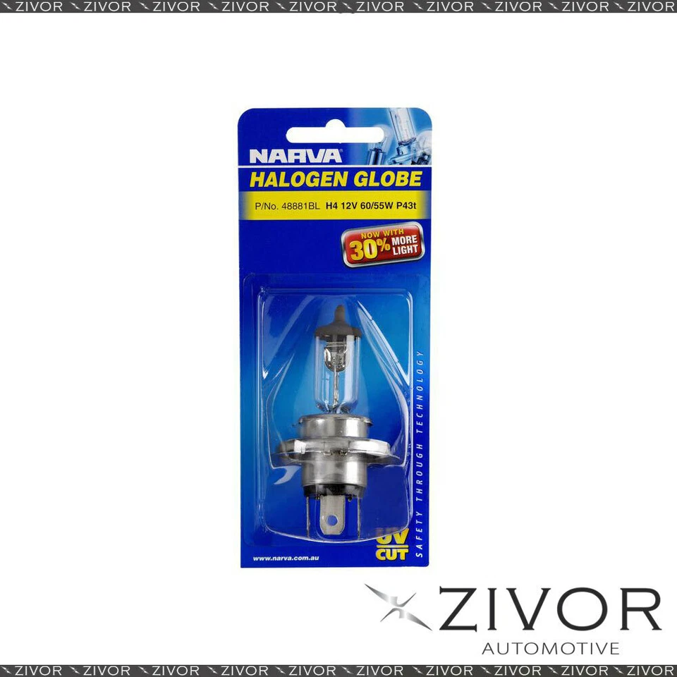 New NARVA H4 12V 60/55W P43T BL PK Globe-48881BL For Toyota-Corona *By Zivor* - image 1 of 1