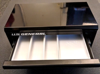 US General Harbor Freight Mini Tool Box Drawer Trays EDC Tool Organizer - Image 1 of 4