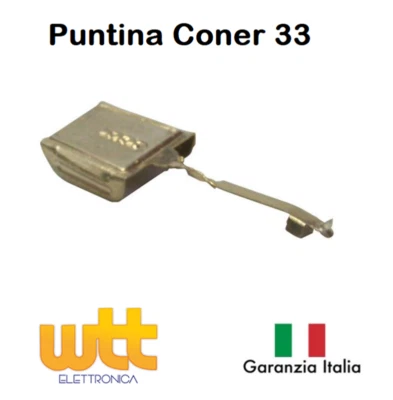 Puntina di ricambio giradischi PER CONER 33