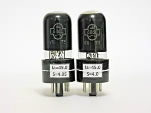 2x 6P6S/6V6GT/6П6С/6P6P PASSENDES PAAR (2 Stück) 1970er VENTILE/RÖHREN NEU AUS NOS - Bild 1 von 1