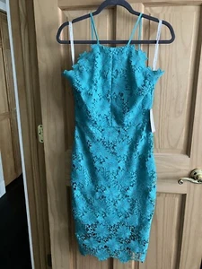 Bisou Bisou by Michelle Bohbot Women’s 4 Floral Crochet Sleeveless Dress NWT - Picture 1 of 15