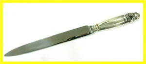 GEORG JENSEN ACORN KNIFE Original  Sterling Silver & Gold Plated Details - Picture 1 of 11