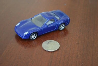 FRESH BLISTER PULL 全新 SIKU 0865 运动 3 CRUISER 蓝色 C5 CORVETTE/FERRARI 混合 — 第 1/4 张图片