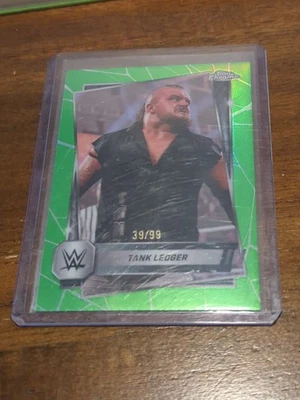 2025 Topps Chrome WWE Tank Ledger Green /99 - Image 1 of 2