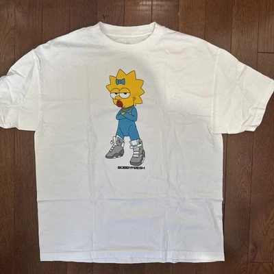 Bobby Fresh Maggie Simpson Jordan 6 Carmines Tee -Size XL-481 - Image 1 of 4