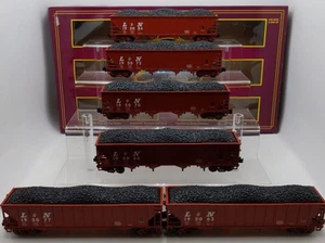 MTH 20-97081 O Louisville & Nashville Premier Set auto tramoggia 4 baie (set di 6) LN - Foto 1 di 4