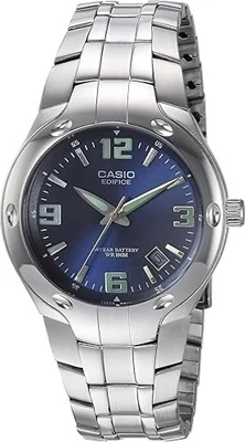 Casio Edifice EF106D-2AV 男式手表 10 年电池 防水 100 米 — 第 1/2 张图片