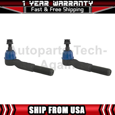 2 Mevotech Front Outer Tie Rod End Fits 2011-2019 Ford F-250 Super Duty - Image 1 of 4