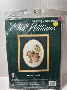 VTG Elsa Williams The Old Mill 02065 Counted Cross Stitch 9.5"x12.5" NEW SEALED - Picture 1 of 2