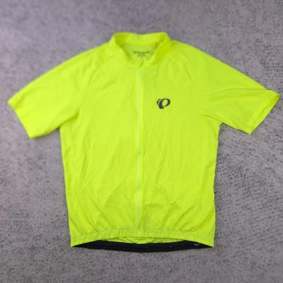 Camiseta deportiva de ciclismo Pearl Izumi para hombre mediana manga corta alta visibilidad cremallera completa camisa de búsqueda Foto 1 de 4