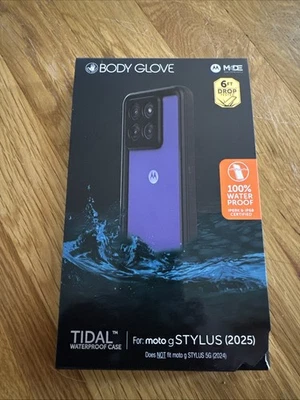 Funda de teléfono impermeable Body Glove Tidal para Motorola moto g STYLUS (2025) - negra Foto 1 de 3