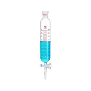 25ml-1000ml Borosilicate Separating Funnel Cylinder Lab Glassware PTFE - Picture 1 of 11