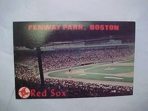 FENWAY PARK/BOSTON,MASS UNUSED 1968 POSTCARD - Picture 1 of 6