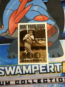 Tarjeta número 3 Topps Babe Ruth New York Yankees 100 cumpleaños 1995 - Imagen 1 de 2