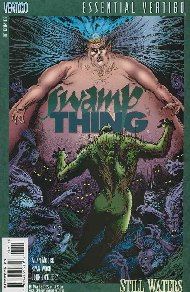 Essential Vertigo: Swamp Thing #19 VF/NM; DC/Vertigo | Alan Moore 38 - w/Bag+Boa - Image 1 of 1