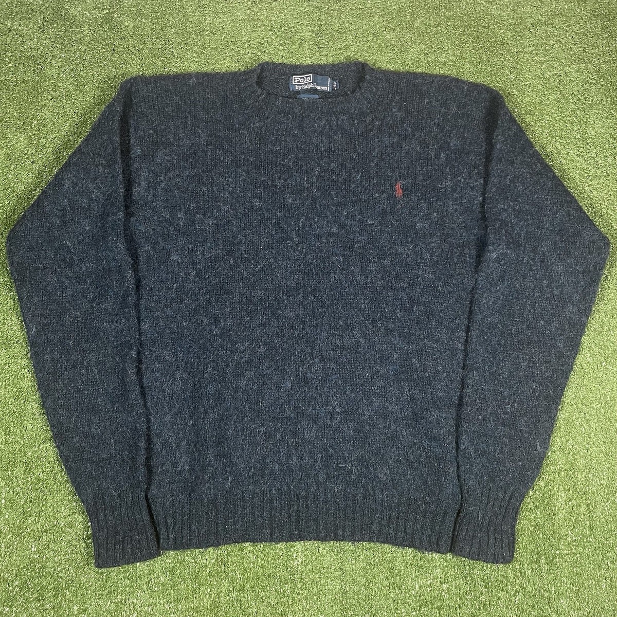 p*uです　　POLO COUNTRY ルアーマン柄 ウールニット L p*u様専用です POLO COUNTRY ルアーマン柄 ウールニット L