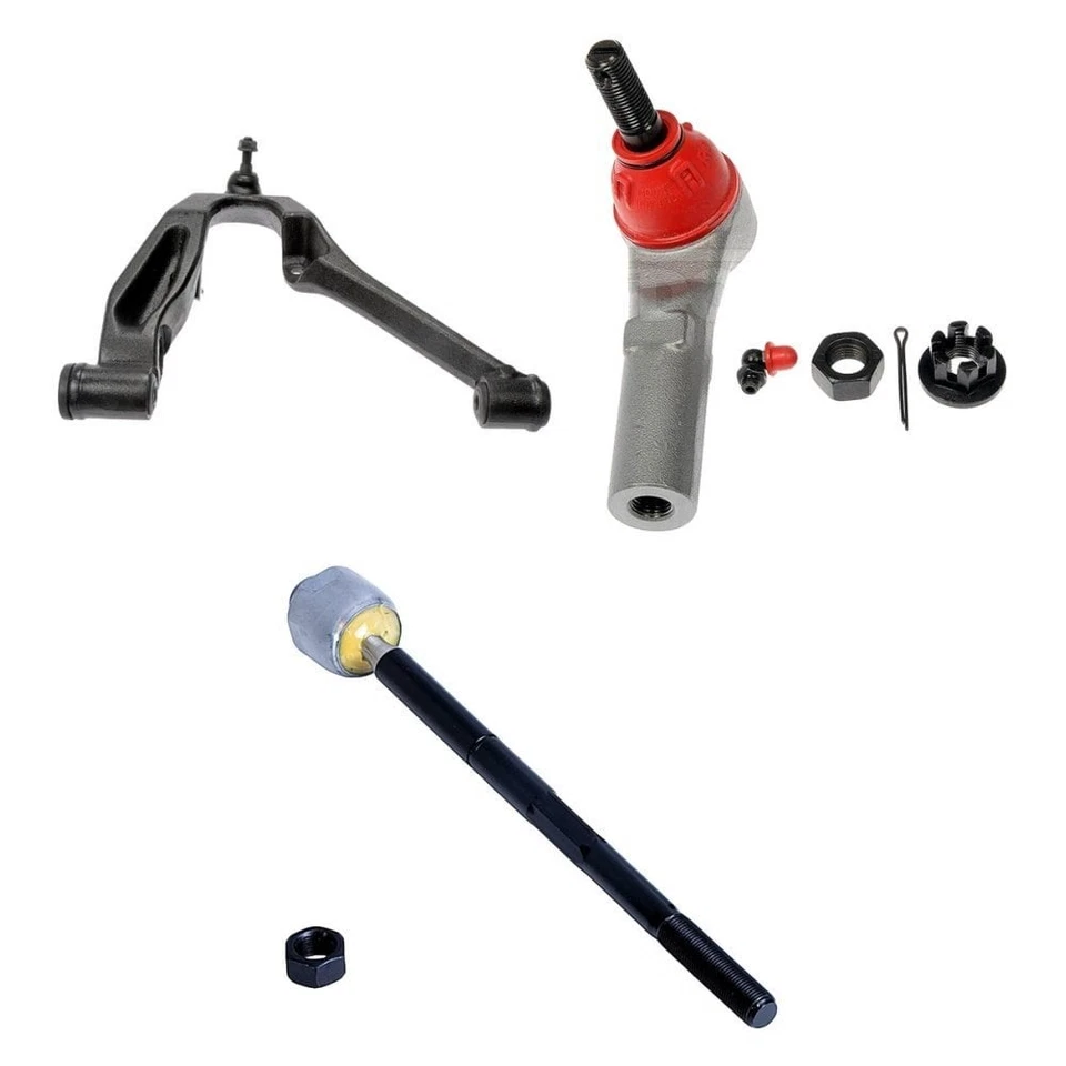 For GMC Yukon XL 2500 07 Control Arm with Ball Joint and Tie Rod End Kit Foto 1 de 1