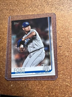 2019 Topps Baseball # 429 Wilmer Font - Image 1 of 2