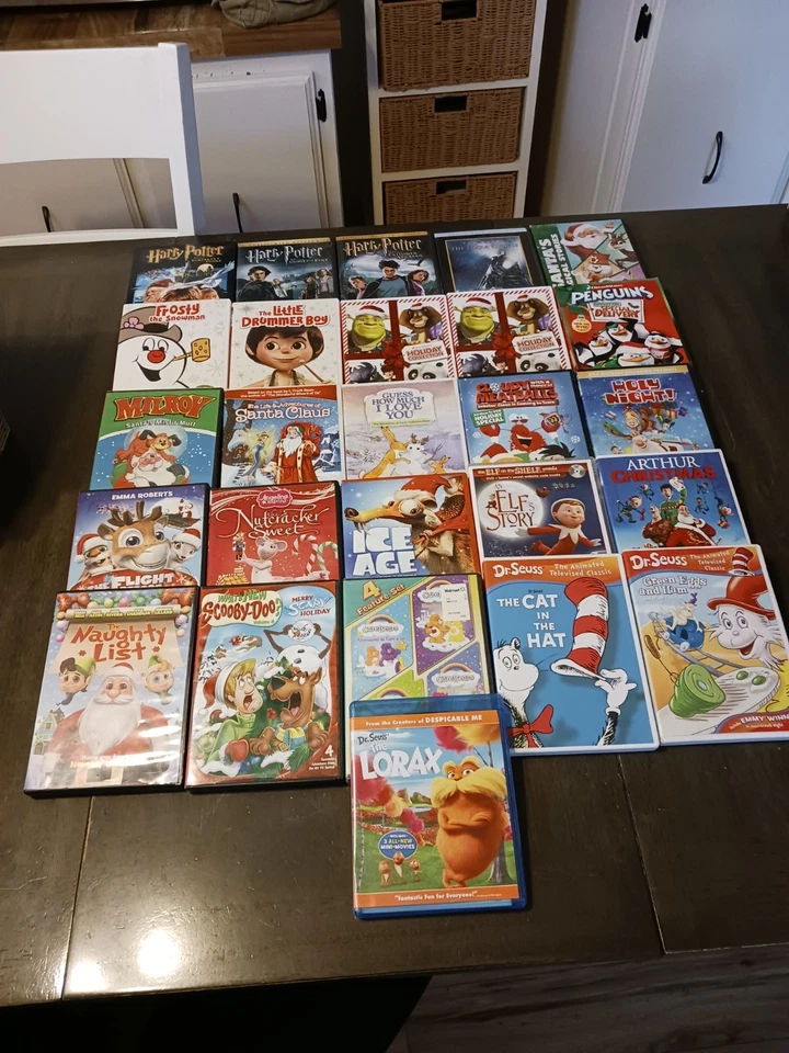 Assorted Kids DVDs Mostly Christmas Your Choice of 27 “Good” - image 1 of 1