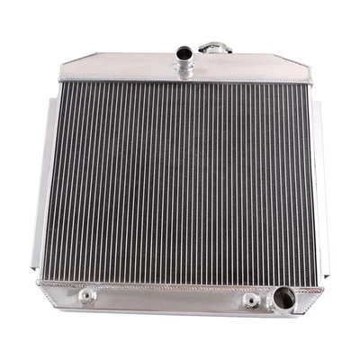 CC5057 ALUMINIO NUEVO 4 filas radiador para 1955 1956 1957 Chevy Bel Air Nomad Del Foto 1 de 4