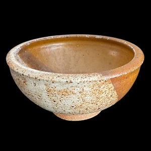 Maceta Shigaraki japonesa maceta caché jardinero cuenco firmado 7”x3,75” - Imagen 1 de 10