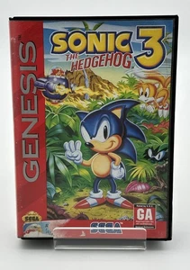 Sonic the Hedgehog 3 Complete in Box for Sega Genesis Authentic Vtg Retro Gaming - Picture 1 of 12